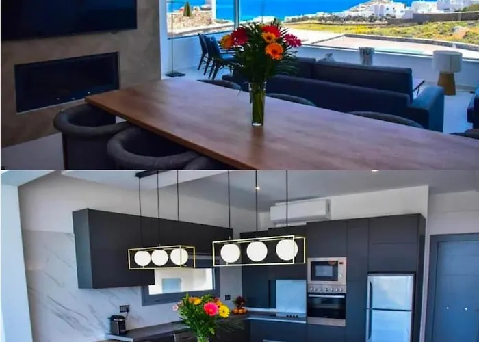 别墅 Luxury Frankie Mykonos Private Pool&jacuzzi