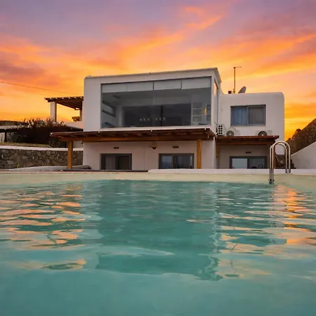 Luxury Frankie Mykonos Private Pool&jacuzzi Villa Kalafatis